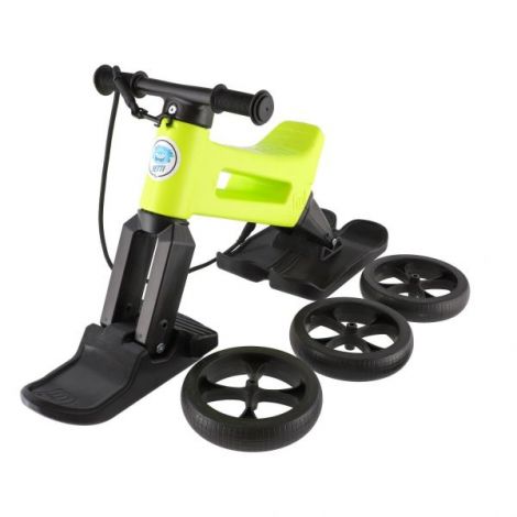 Bicicleta copii 2-5 ani, fara pedale, Funny Wheels Rider Supersport Yetti In Lime Black, FUNNY WHEELS RIDER 8595557516576 - imagine 22